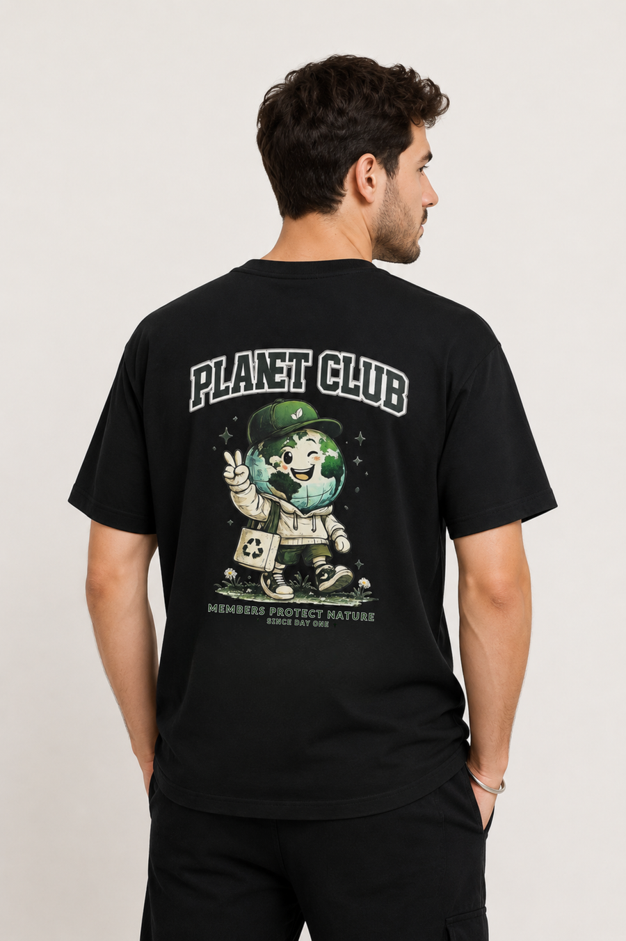 Planet Club Oversized T-Shirt