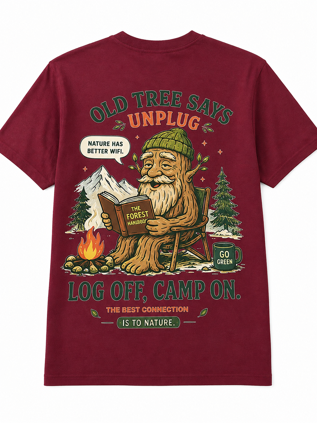 Old Tree Says Regular Fit T-Shirt