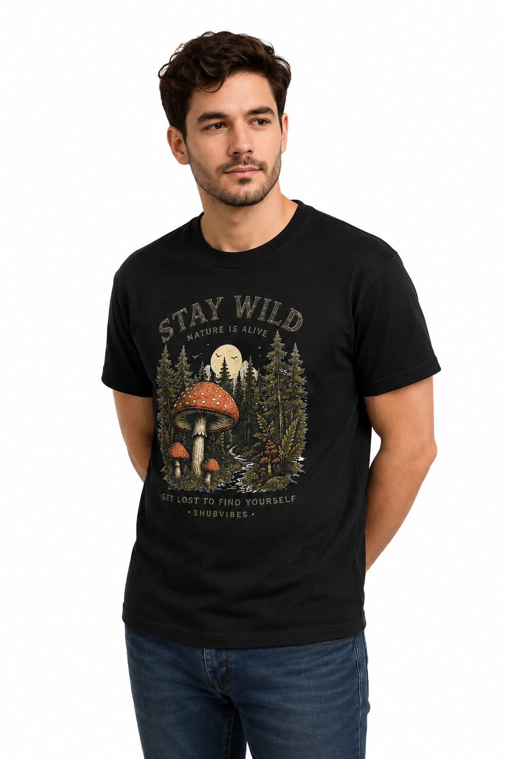 Stay Wild – Nature Tee Regular Fit T-Shirt