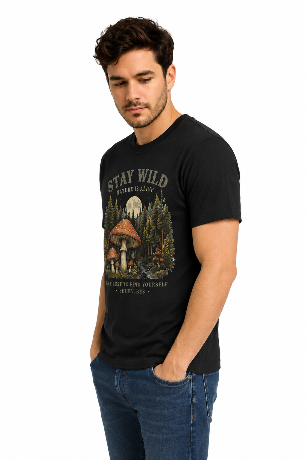 Stay Wild – Nature Tee Regular Fit T-Shirt