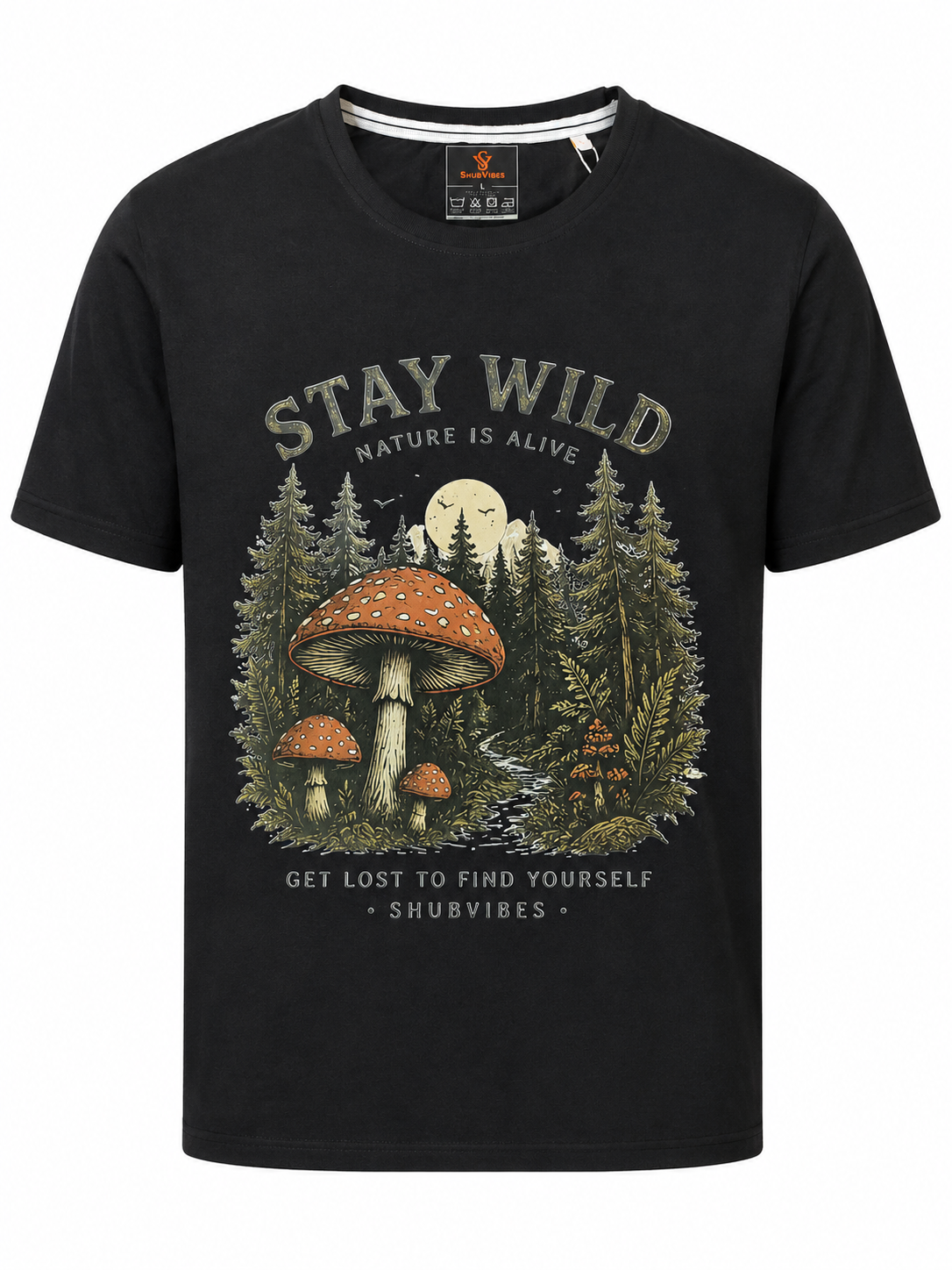 Stay Wild – Nature Tee Regular Fit T-Shirt