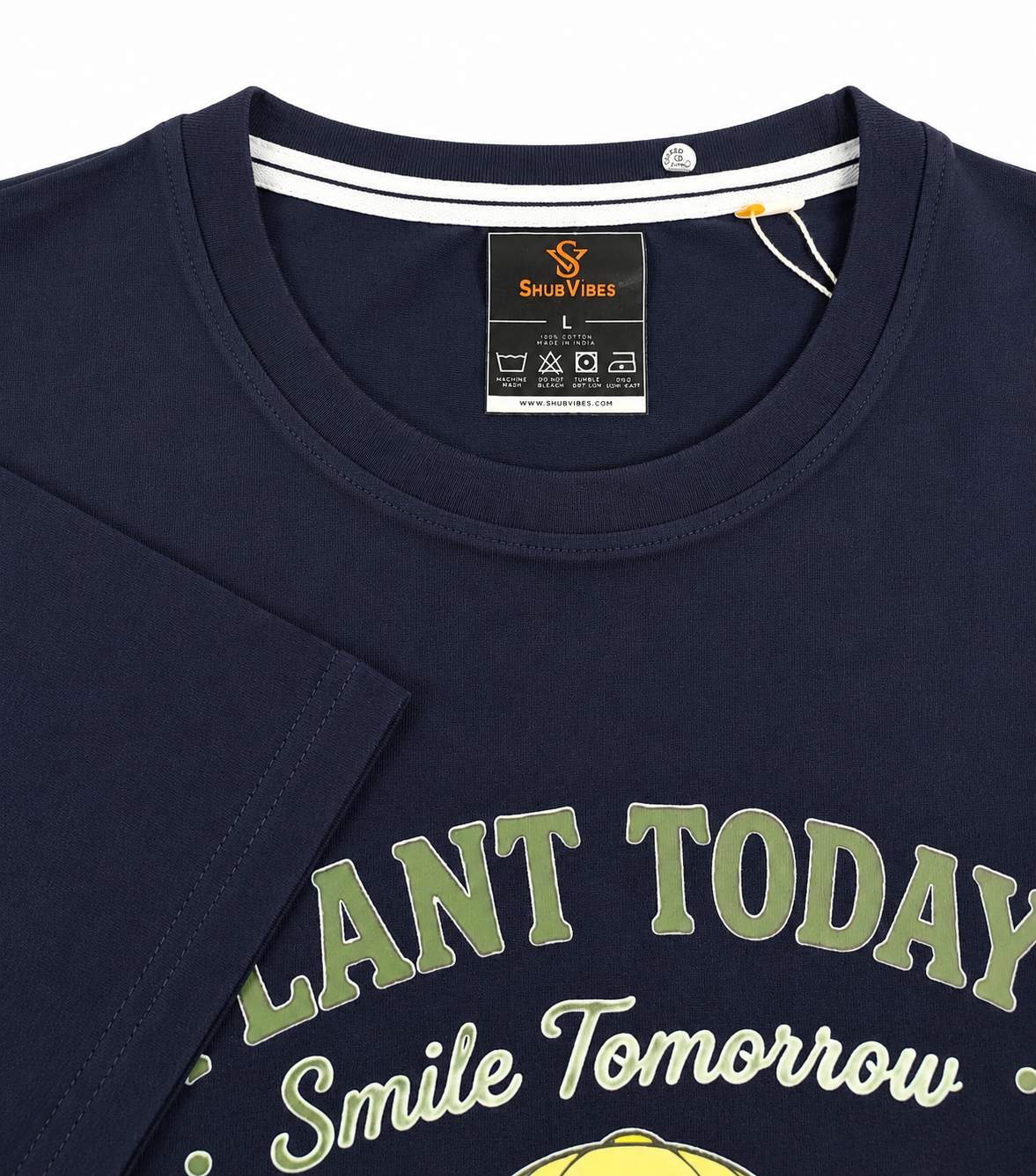 Plant Today Smile Tomorrow Regular Fit T-Shirt