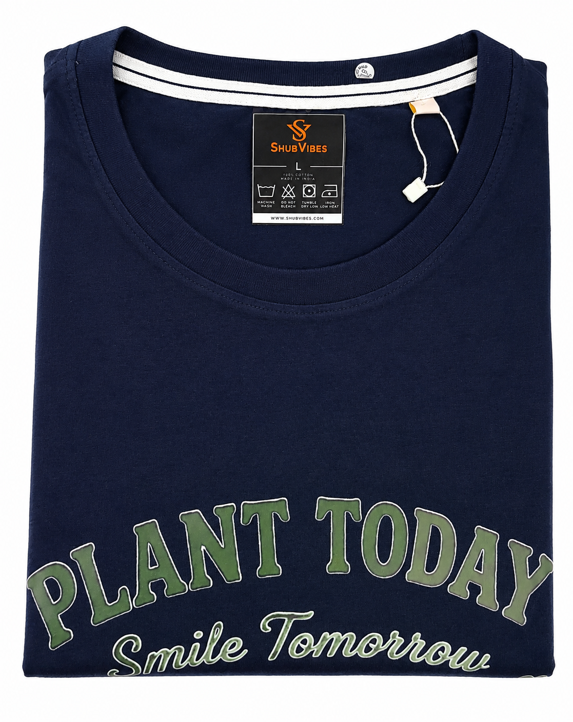 Plant Today Smile Tomorrow Regular Fit T-Shirt
