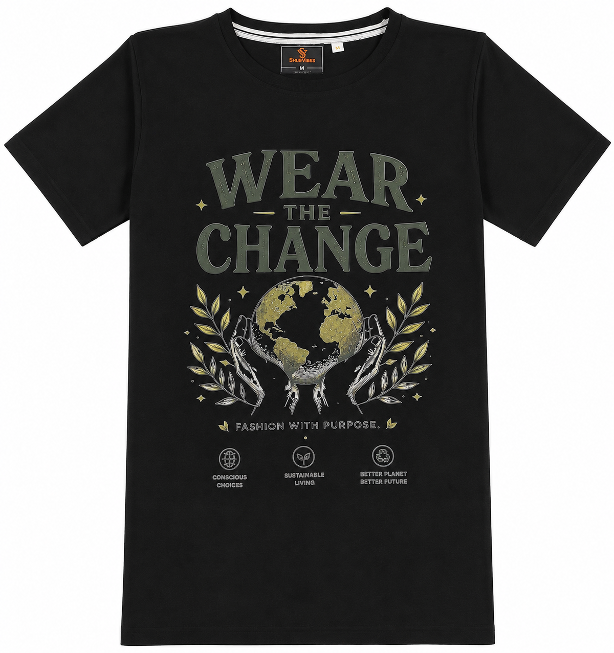 Wear The Change Regular Fit T-Shirt