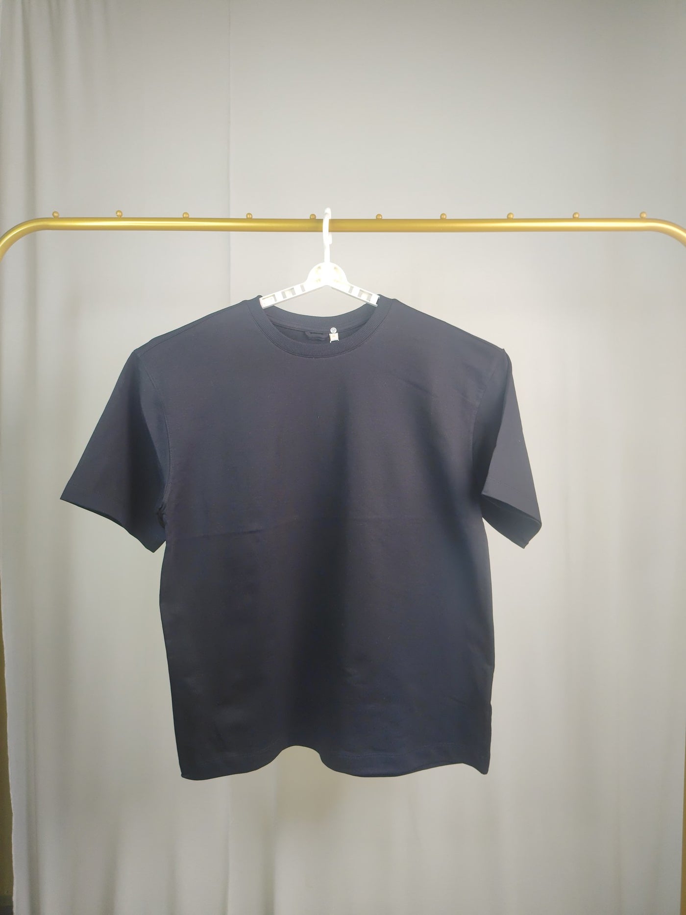 Oversized Plain T-Shirt — Black