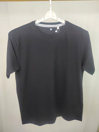 Regular Fit Plain T-Shirt — Black