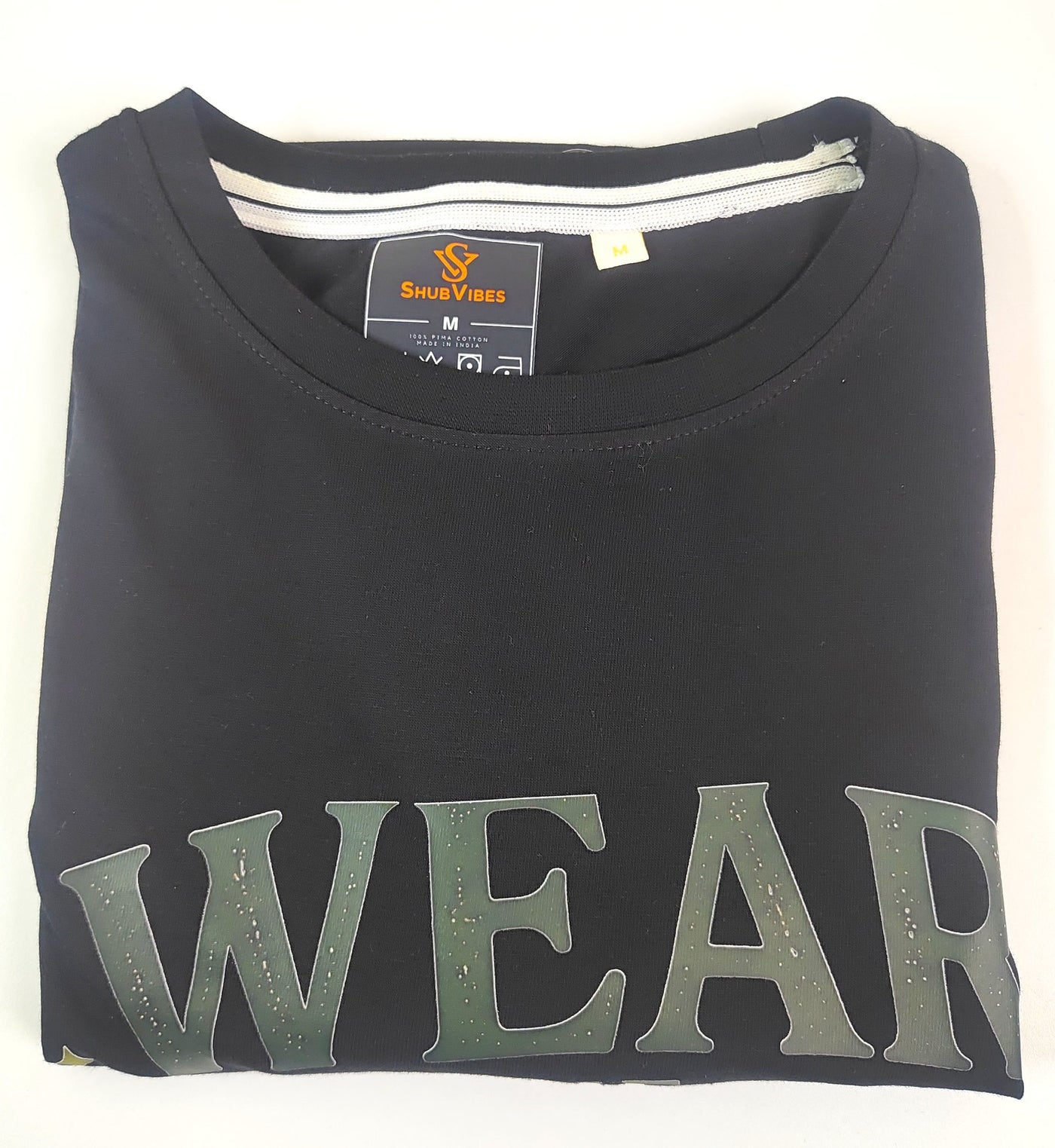 Wear The Change Regular Fit T-Shirt — Black