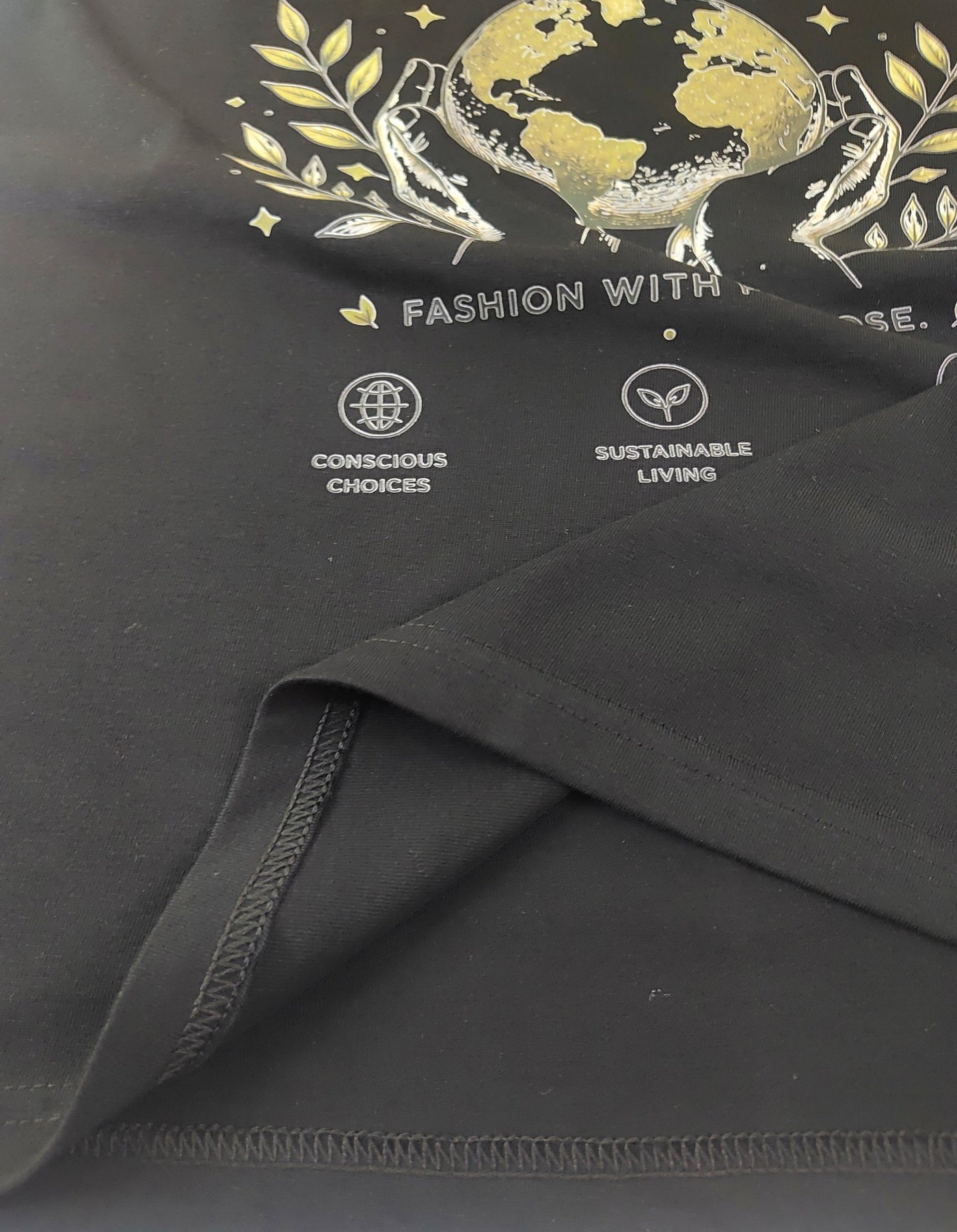 Wear The Change Regular Fit T-Shirt — Black