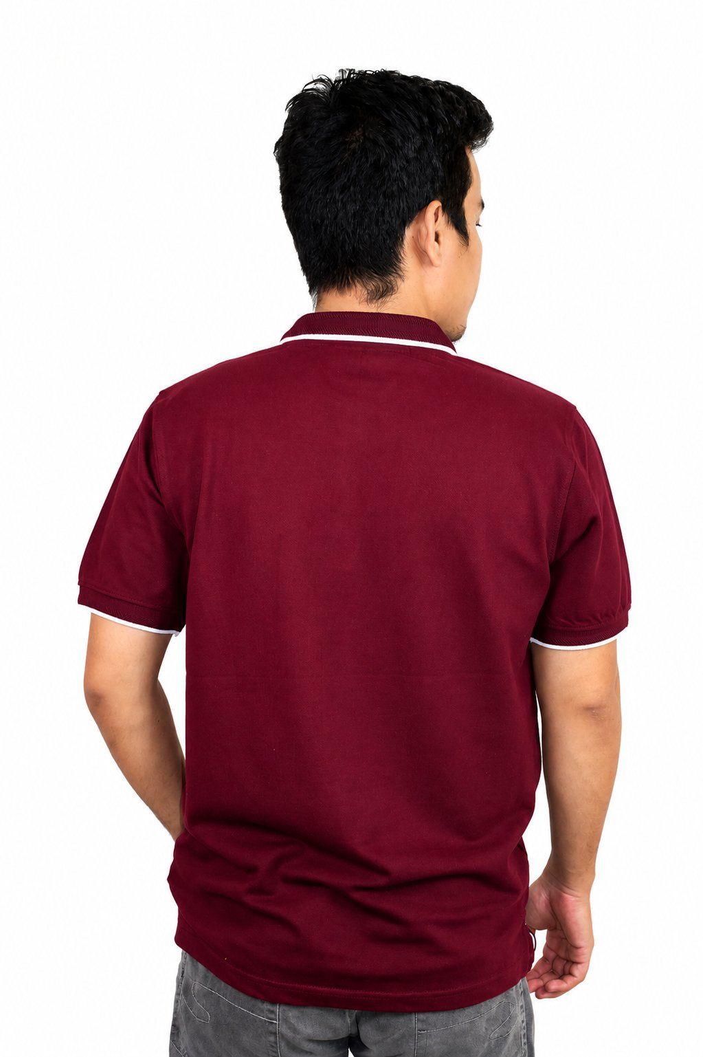 ShubVibes Essential Polo T-Shirt — French Wine