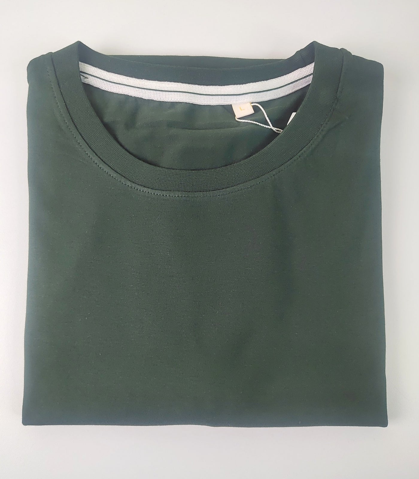 Regular Fit Plain T-Shirt — Green