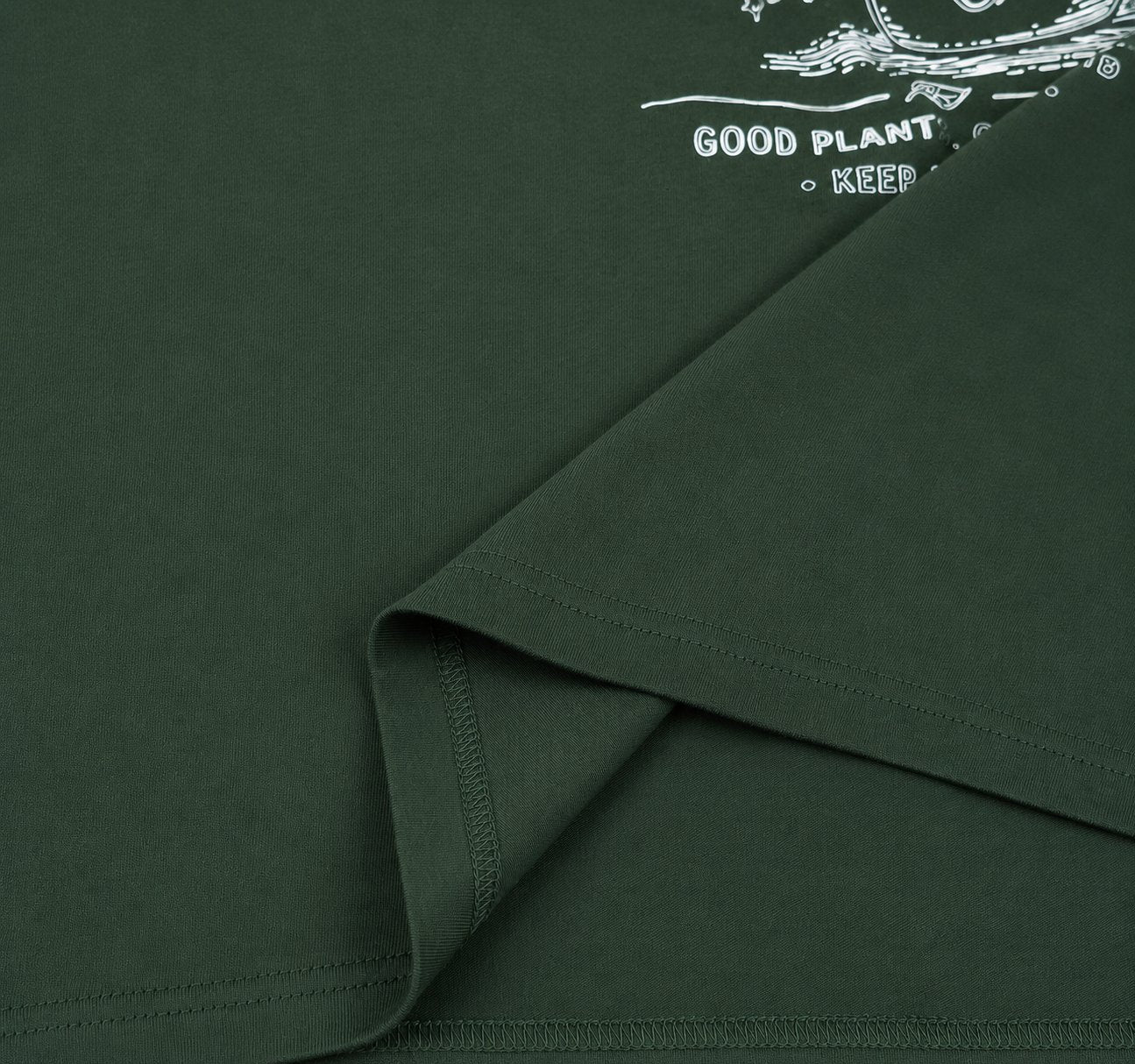 Plant Smiles Regular Fit T-Shirt — Green