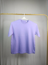 Oversized Plain T-Shirt — Lilac