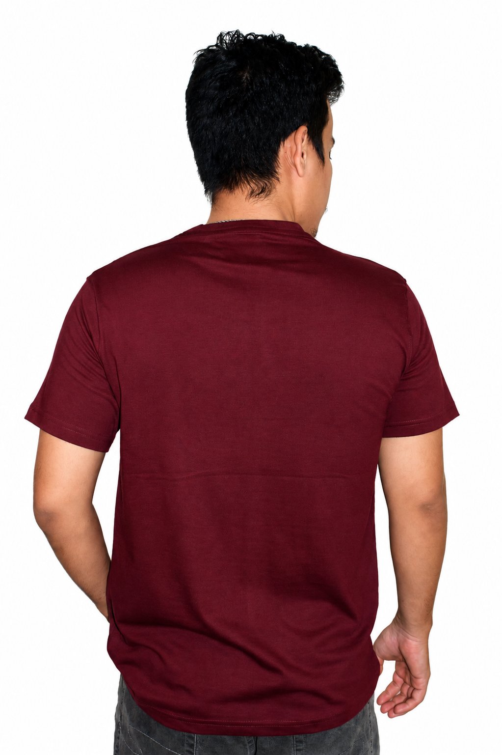 Planet B Regular Fit T-Shirt — Maroon