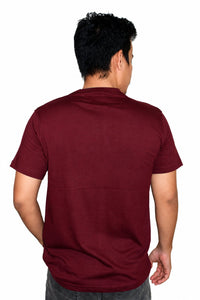 Planet B Regular Fit T-Shirt — Maroon