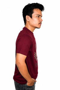 Planet B Regular Fit T-Shirt — Maroon