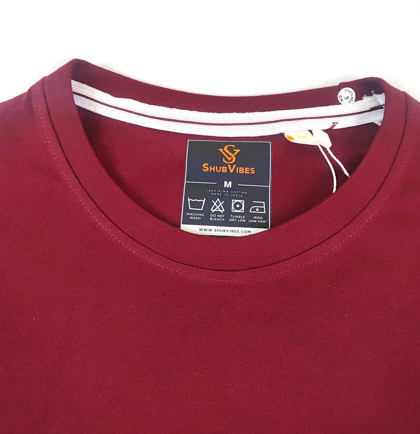 Planet B Regular Fit T-Shirt — Maroon