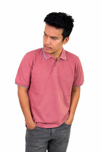 ShubVibes Essential Polo T-Shirt — Mauve