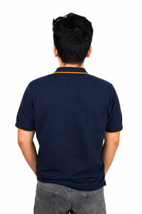 ShubVibes Essential Polo T-Shirt — Midnight Navy