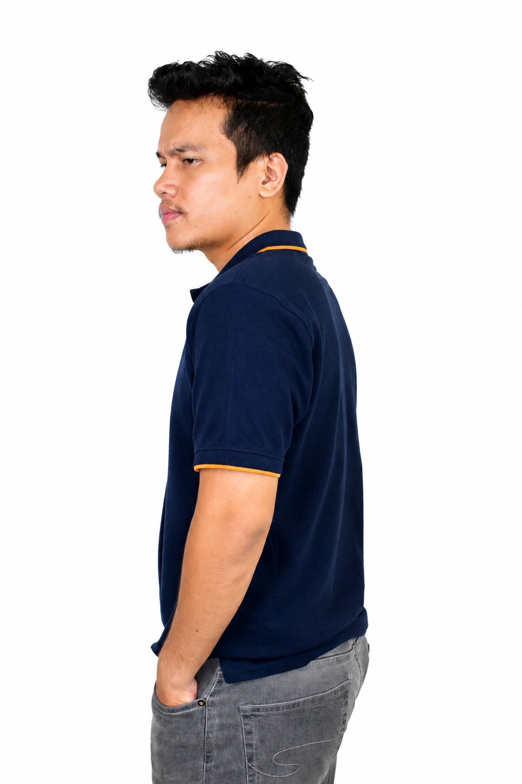 ShubVibes Essential Polo T-Shirt — Midnight Navy