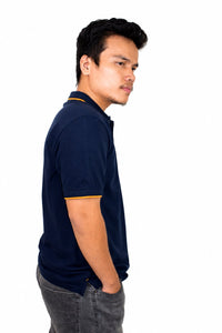 ShubVibes Essential Polo T-Shirt — Midnight Navy
