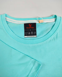 Green Is The New Cool Regular Fit T-Shirt — Mint Blue