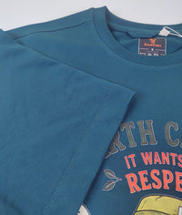 Earth Called Oversized T-Shirt — Petrol