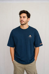 Explore Oversized T-Shirt — Petrol