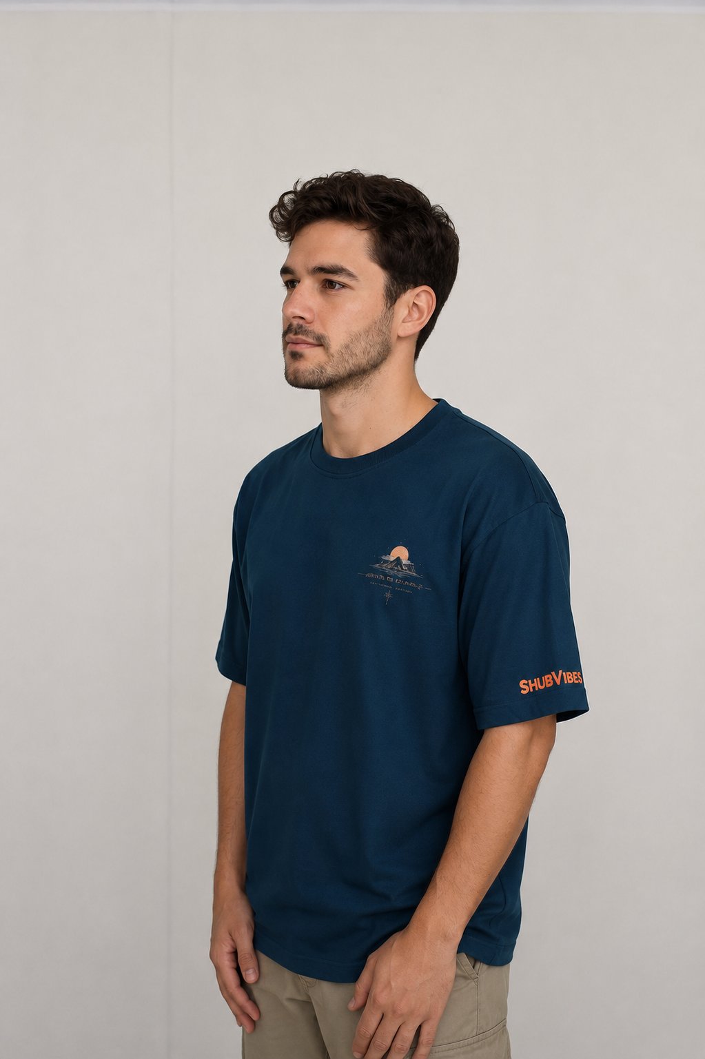Explore Oversized T-Shirt — Petrol