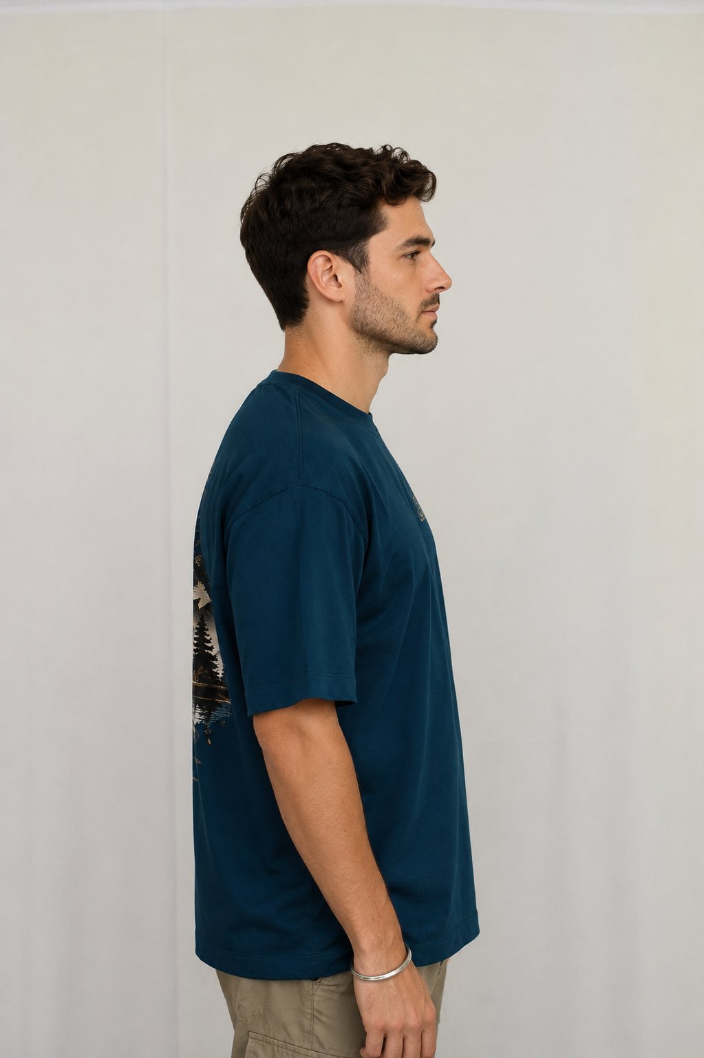Explore Oversized T-Shirt — Petrol