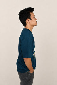 Earth Called Oversized T-Shirt — Petrol