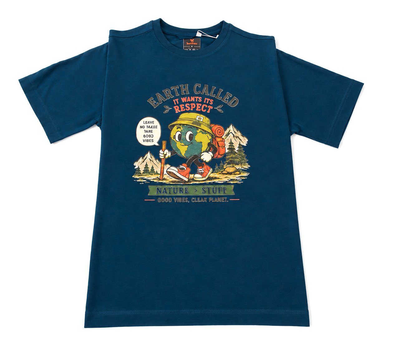 Earth Called Oversized T-Shirt — Petrol