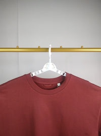 Oversized Plain T-Shirt — Rust