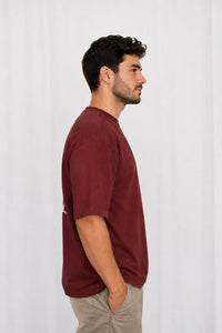 Cafe Terrain Oversized T-Shirt — Rust