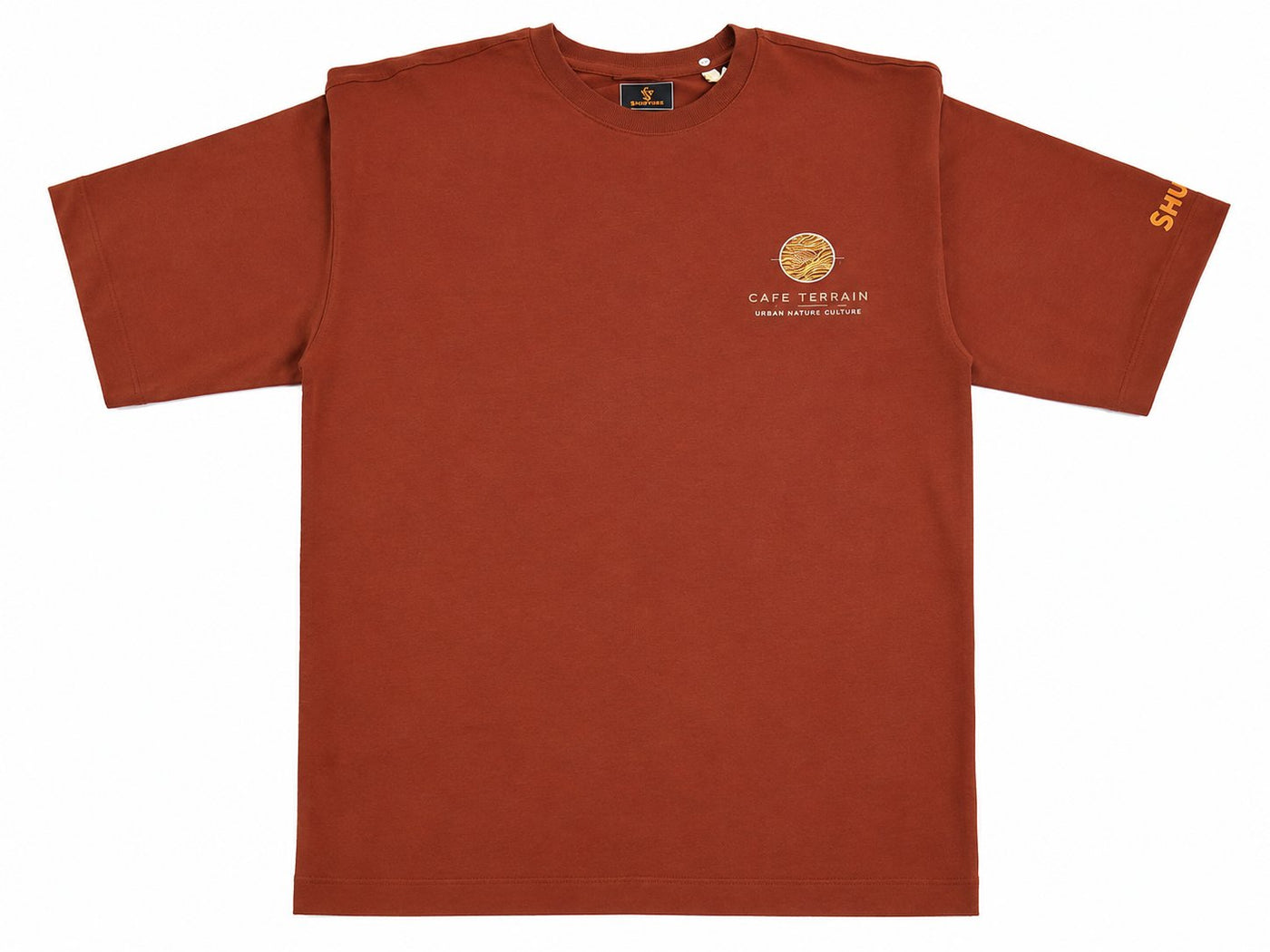 Cafe Terrain Oversized T-Shirt — Rust