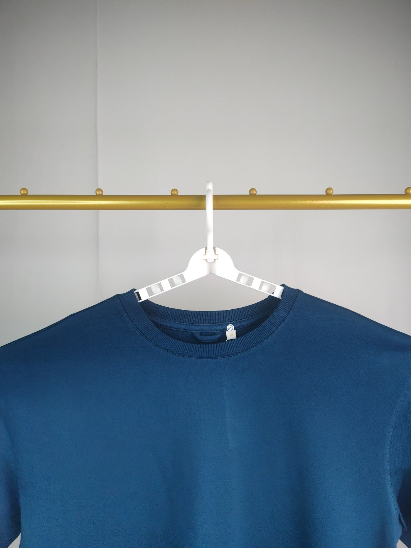 Oversized Plain T-Shirt — Teal Blue