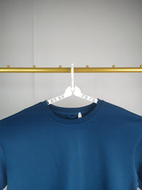 Oversized Plain T-Shirt — Teal Blue