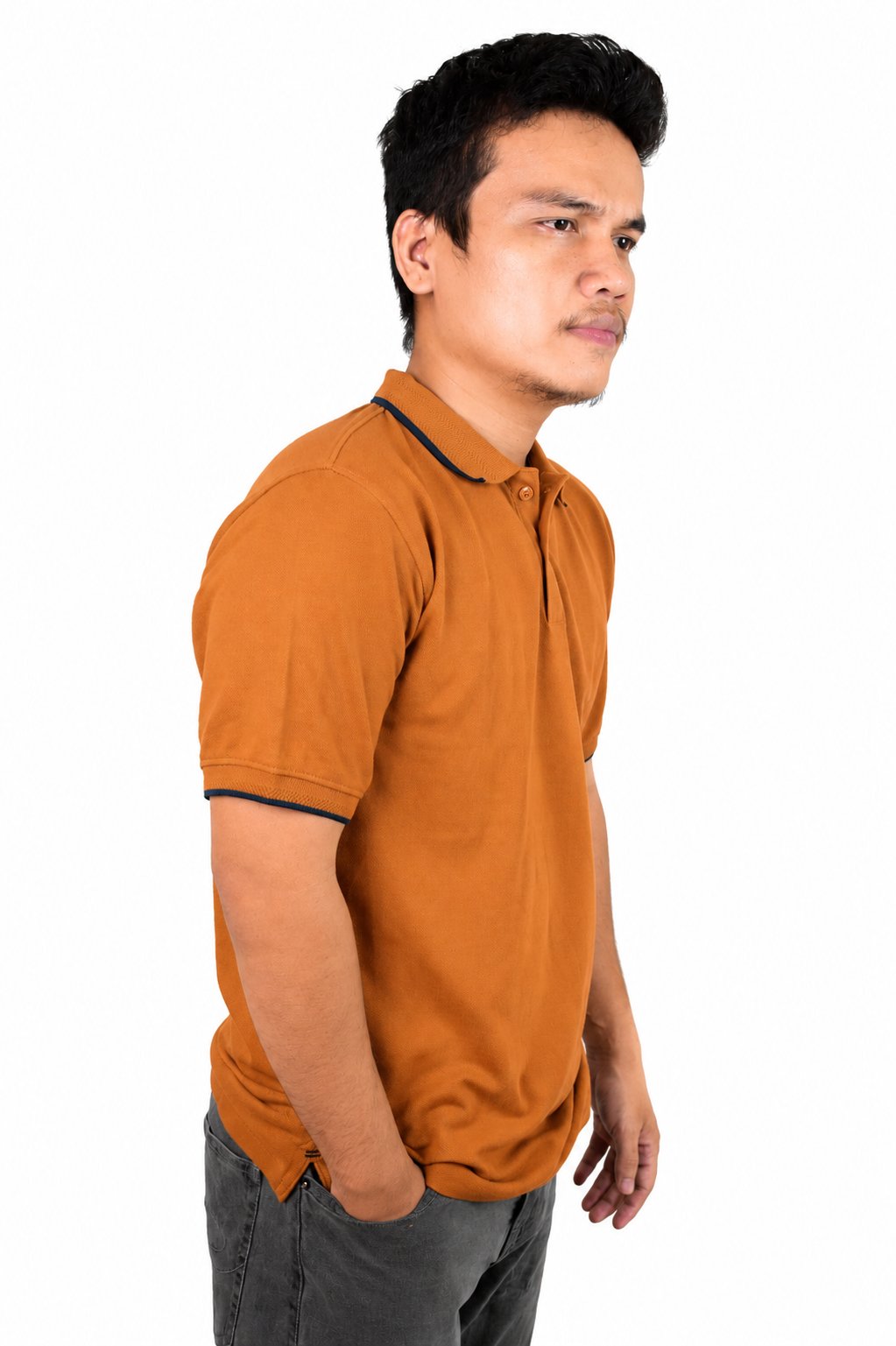 ShubVibes Essential Polo T-Shirt — Umber