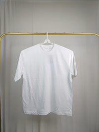 Oversized Plain T-Shirt — White