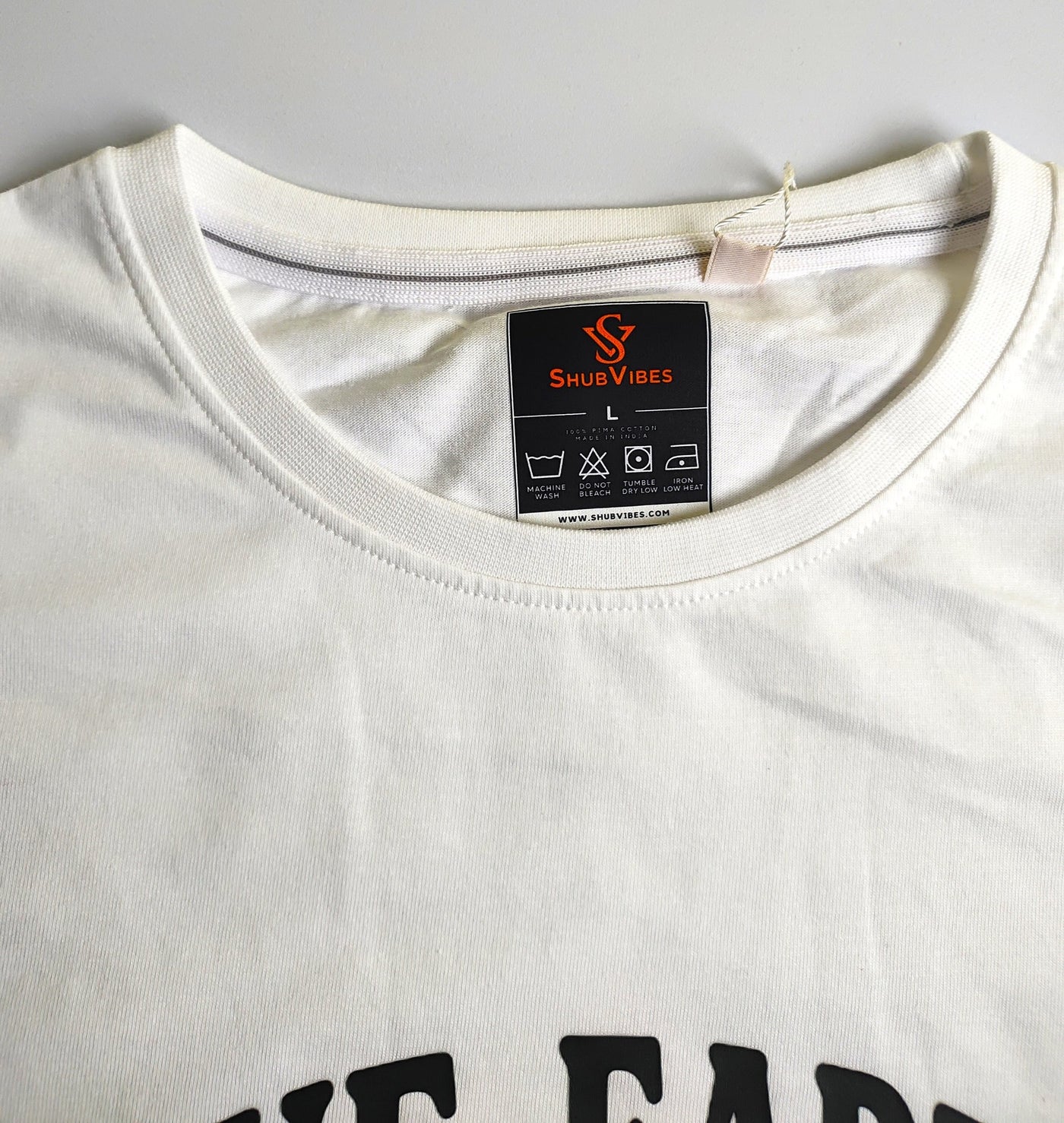 Save Earth Regular Fit T-Shirt — White