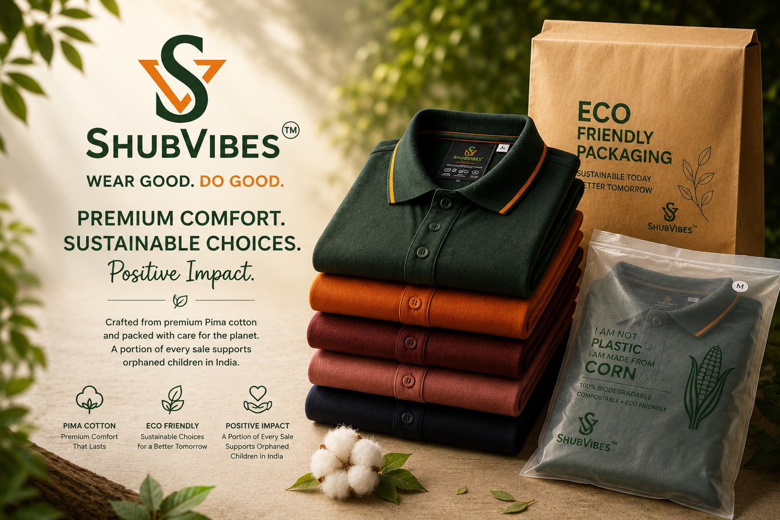 WEAR GOOD. DO GOOD. — Premium Pima Cotton. Nature-inspired Graphic Tees. Designed for Everyday Comfort.